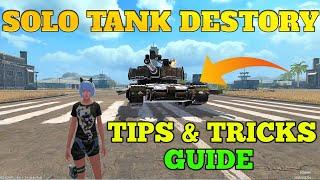 SOLO TANK DESTORY TIPS & TRICKS GUIDE || LAST ISLAND OF SURVIVAL