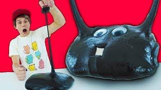 How to make a MAGNETIC SLIME MONSTER !!  THE MAGNET EATER 