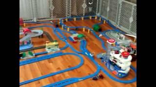 Evan Almighty with Thomas Train Set Plarail Thomas Train 11-25-13