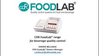 Beverage Industry: CDR FoodLab® analysis systems for quality control