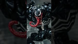 Venom! This figure is a beast #toyphotography #spiderman #venom #actionfigures #spiderverse #fanart