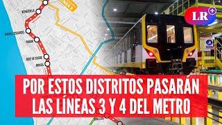 MTC presenta proyectos de las líneas 3 y 4 del METRO DE LIMA Y CALLAO: así serán | #NewsLR