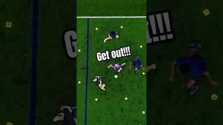 Watch how he explodes out of it ️ #soccertraining #footballcoaching #dribbling #soccerskills