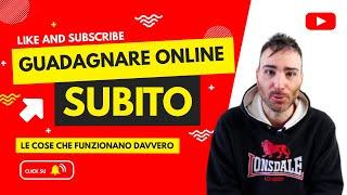 Iniziare a Guadagnare Online