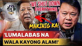 "LUMALABAS PO NA HINDI NIYO ALAM ANG WORKINGS NG GOVERNMENT" -ATTY. TOPACIO KAY MARCOS JR.