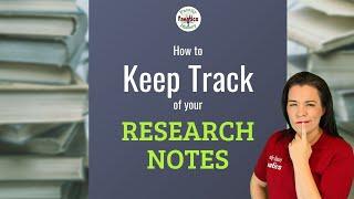 How to Organize Genealogy Research Notes | Offline and Online