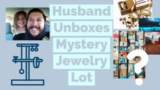 Husband Opens My Mystery Jewelry Grab Bag | Moonstone Mamas