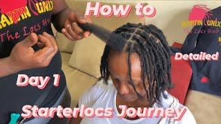 Perfect Starter Locs Tutorial / Interlocking & Instant Crochet Method