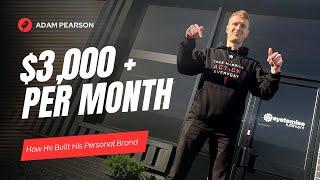 How He Makes $3,000+ Per Month From His Personal Brand?