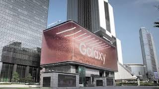 Digital Out-of-Home Advertising : Galaxy Unpacked 2020