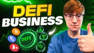 How to Build a DeFi PASSIVE INCOME Business (Tutorial)