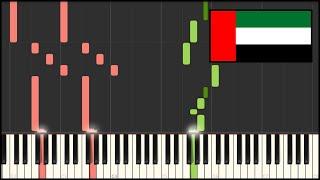 United Arab Emirates National Anthem - Ishy Bilady (Piano Tutorial)