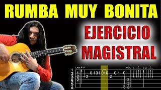 ️‍️EJERCICIO INFALIBLE ARPEGIO Y PICADO RUMBA MUY BONITA IMPROVISAR GUITARRA FLAMENCA TABLATURA