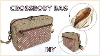 How To Make Crossbody Bag With Pockets | Crossbody Bag With Pockets