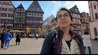 Frankfurt Vlog | Frankfurt'u Geziyoruz  | Şehri Adım Adım Yürüdük (w Eng Sub)