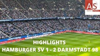 HAMBURGER SV 1 -  2 DARMSTADT 98 HIGHLIGHTS !!!