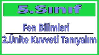 5.Sınıf Fen Bilimleri 2.Ünite Kuvveti Tanıyalım