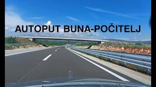 Prva Vožnja Na Dionici autoputa Buna Počitelj. Prilazne ceste u Čapljini.