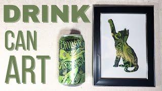 DIY Pop Art: Transform Soda and Beer Cans into Vibrant Wall Decor