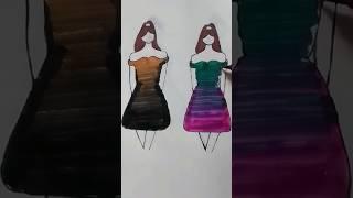  +  #trending #art #satisfyingcolouring #dress #fashistic