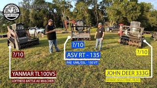 Best Land Clearing Skid Steer / Mulching Head?? We Put 3 Top Machines to the Test!