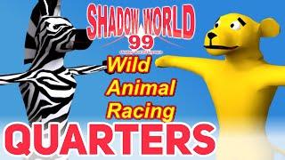 SoloMan98 (Zebra) vs Crzy (Lioness) - Wild Animal Racing Quarters - Shadow World 99