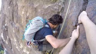 Passed by Free Solo Climber - Dark Shadows, Red Rocks, Neveda