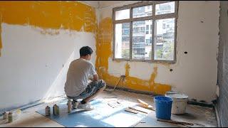 While parents are away, boy secretly renovates their old house | room makeover | Decorate the house