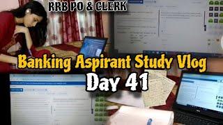 RRB PO / CLERK Preparation vlog -Day 41|| Daily Routine