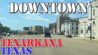 Texarkana - Texas - Arkansas - 4K Downtown Drive