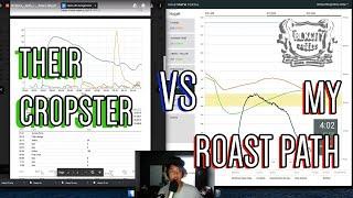 Comparing Cropster and Roast Path Curve Data Blkcity VS Bodhi - blkcity coffee vlog