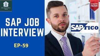 SAP JOB INTERVIEW - SAP FICO CONSULTANT