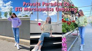 Private Paradise Co (BTS) Merchandise Unboxing! 