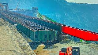 platform launching || usbrl project latest update|| chenab bridge updates