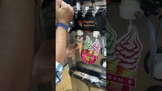 Digital softy ice cream maker #icecream #food #streetfood #softy #business #shorts #reels #story