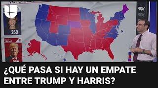 ¿Es posible que haya un empate entre Kamala Harris y Donald Trump? Analizamos este panorama