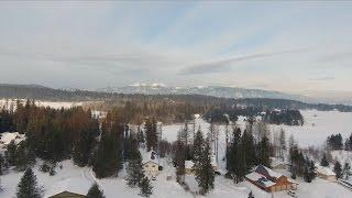 Snow over Sandpoint, ID