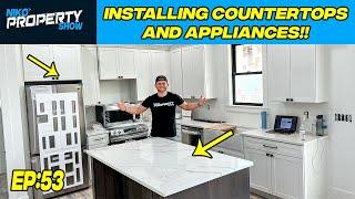 Installing Countertops and Appliances | Building A $350,000 Custom House | EP 53