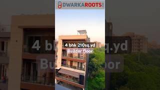 Newly built-up 4 BHK Builder Floor in dwarka  park facing | 210 sq.yd | Sector 19, Dwarka Delhi