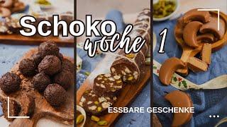 Schokowoche 2024: 3 einfache Pralinen-Rezepte, die jeder hinbekommt - Geschenke selbst gemacht