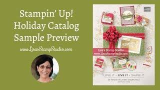 Stampin’ Up! Holiday Catalog Sample Preview