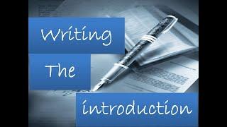 Composition 2: Writing an introduction for an argumentative essay