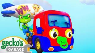 Balloon Race | Baby Truck | Gecko's Garage | Kids Songs