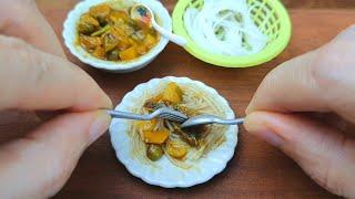 Miniature Cooking Southern Thai Fermented Fish Entrails Curry|แกงไตปลา|Mini Kitchen|Real Food