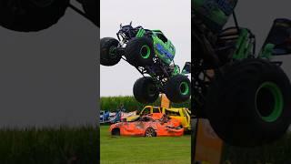 RC Jumps Monster Truck at ⁠@RCFest! #monstertruck #MonsterJam #RCFest #Losi #RC