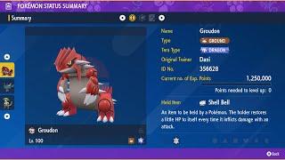 Groudon - Solo - 5 Star Shiny Rayquaza Raid - Pokemon Scarlet/Violet