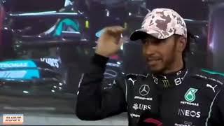 Lewis Hamilton fue nuevamente abucheado por el publico en Abu Dhabi 2021