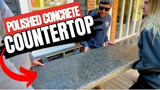 CONCRETE COUNTERTOPS - Lessons Were Learned!