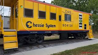 Chessie System Caboose - walk-around tour - Churchville, NY 8/16/22