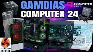 Computex 2024: GAMDIAS - MEGA CASE count, LCD Coolers and more